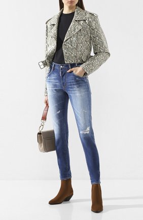 Женские джинсы DSQUARED2 синего цвета по цене 39200 руб., арт. S75LB0279/S30663 | Фото 2 Женские джинсы DSQUARED2 синего цвета, арт. S75LB0279/S30663 | Фото 2