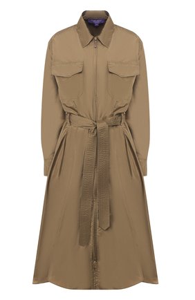 Женское шелковое платье RALPH LAUREN хаки цвета по цене 290500 руб., арт. 290790418 | Фото 1 Женское шелковое платье RALPH LAUREN хаки цвета, арт. 290790418 | Фото 1