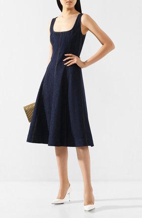 Женское джинсовое платье RALPH LAUREN синего цвета по цене 159500 руб., арт. 290795937 | Фото 2 Женское джинсовое платье RALPH LAUREN синего цвета, арт. 290795937 | Фото 2
