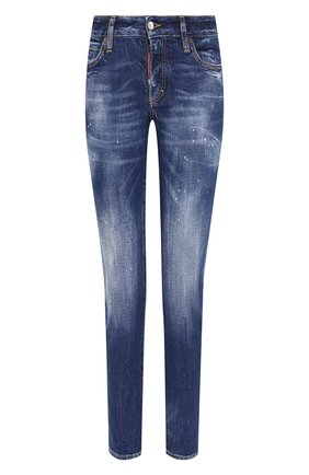 Женские джинсы DSQUARED2 синего цвета по цене 38700 руб., арт. S80LA0006/S30663 | Фото 1 Женские джинсы DSQUARED2 синего цвета, арт. S80LA0006/S30663 | Фото 1