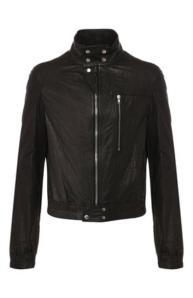 Мужская кожаная куртка RICK OWENS черного цвета по цене 163000 руб., арт. RU20S7795/LWL | Фото 1 Мужская кожаная куртка RICK OWENS черного цвета, арт. RU20S7795/LWL | Фото 1
