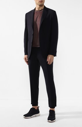 Мужской шерстяной костюм Z ZEGNA темно-синего цвета по цене 147000 руб., арт. 722880/2XPYGW | Фото 1 Мужской шерстяной костюм Z ZEGNA темно-синего цвета, арт. 722880/2XPYGW | Фото 1