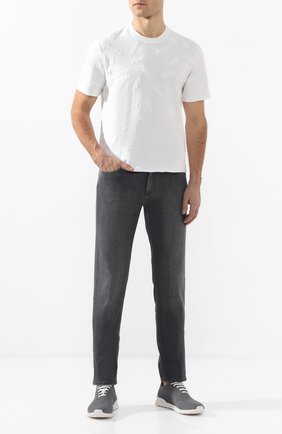 Мужская хлопковая футболка ZEGNA COUTURE белого цвета по цене 41450 руб., арт. CUCJ05/7UJ10 | Фото 2 Мужская хлопковая футболка ZEGNA COUTURE белого цвета, арт. CUCJ05/7UJ10 | Фото 2