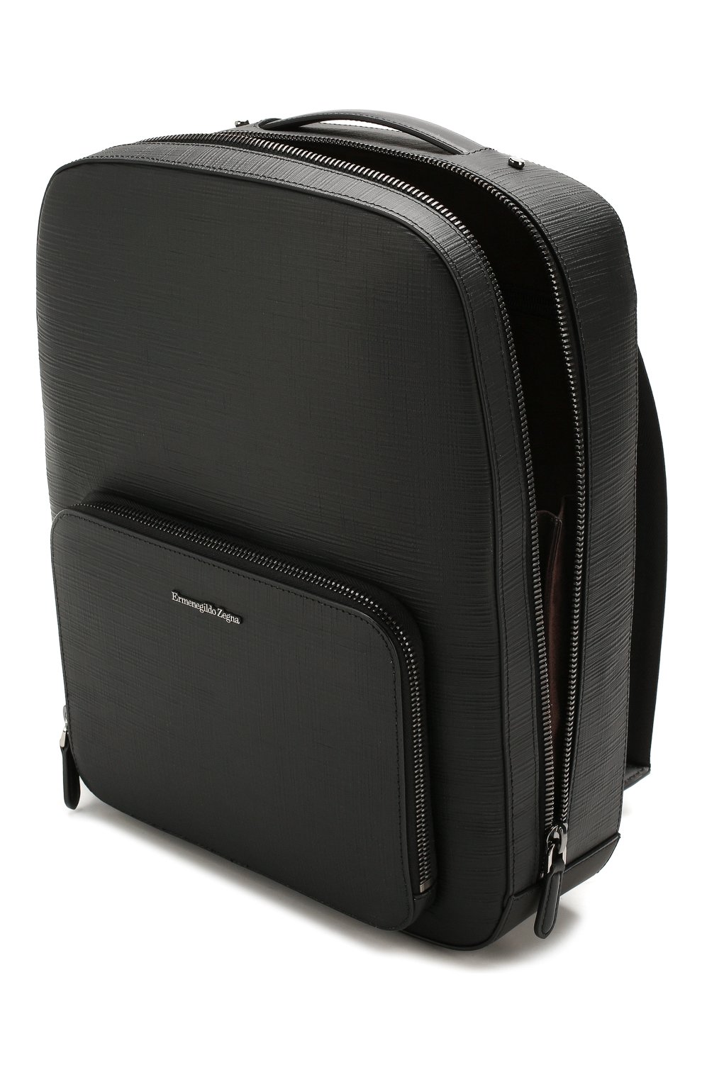 Мужской кожаный рюкзак ERMENEGILDO ZEGNA черного цвета по цене 125500 руб., арт. C1564J-LHJAK | Фото 4 Мужской кожаный рюкзак ERMENEGILDO ZEGNA черного цвета, арт. C1564J-LHJAK | Фото 4