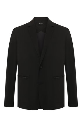 Мужская куртка Z ZEGNA черного цвета по цене 51250 руб., арт. VU025/ZZ022 | Фото 1 Мужская куртка Z ZEGNA черного цвета, арт. VU025/ZZ022 | Фото 1