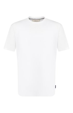 Мужская хлопковая футболка Z ZEGNA белого цвета по цене 10900 руб., арт. VU372/ZZ650 | Фото 1 Мужская хлопковая футболка Z ZEGNA белого цвета, арт. VU372/ZZ650 | Фото 1