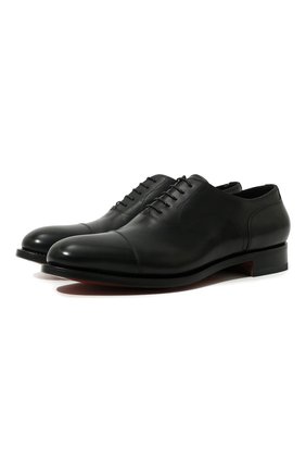 Мужские кожаные оксфорды SANTONI черного цвета по цене 65250 руб., арт. MC0S10349MC2H0ENN01 | Фото 1 Мужские кожаные оксфорды SANTONI черного цвета, арт. MC0S10349MC2H0ENN01 | Фото 1