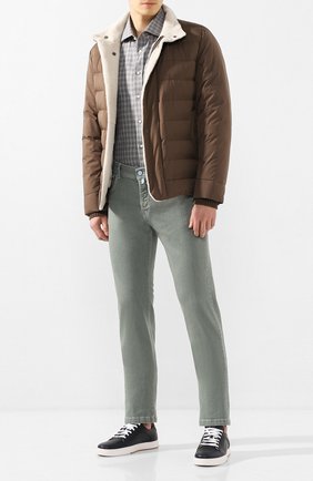 Мужская хлопковая рубашка RALPH LAUREN серого цвета по цене 39050 руб., арт. 790780995 | Фото 2 Мужская хлопковая рубашка RALPH LAUREN серого цвета, арт. 790780995 | Фото 2 (Рукава: Длинные; Длина (для топов): Стандартные; Материал внешний: Хлопок; Мужское Кросс-КТ: Рубашка-одежда; Принт: Клетка; Случай: Повседневный; Манжеты: На пуговицах; Воротник: Акула)