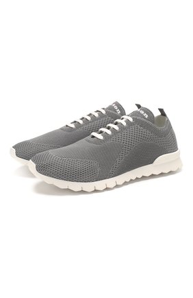 Мужские текстильные кроссовки KITON серого цвета по цене 45200 руб., арт. USSFITSN00609 | Фото 1 Мужские текстильные кроссовки KITON серого цвета, арт. USSFITSN00609 | Фото 1