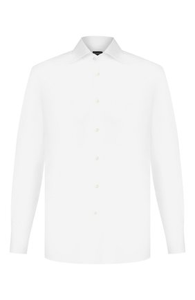 Мужская хлопковая сорочка ERMENEGILDO ZEGNA белого цвета по цене 29650 руб., арт. 701031/9RS0GS | Фото 1 Мужская хлопковая сорочка ERMENEGILDO ZEGNA белого цвета, арт. 701031/9RS0GS | Фото 1