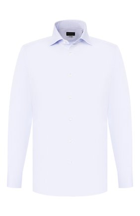 Мужская хлопковая сорочка ERMENEGILDO ZEGNA голубого цвета по цене 27350 руб., арт. 701211/9MS0BA | Фото 1 Мужская хлопковая сорочка ERMENEGILDO ZEGNA голубого цвета, арт. 701211/9MS0BA | Фото 1