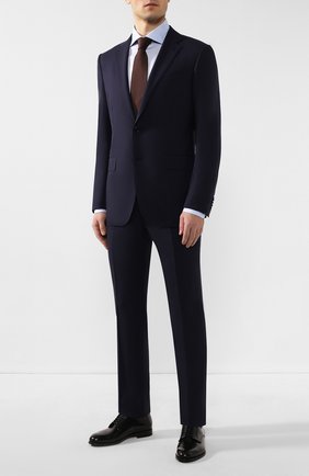 Мужская хлопковая сорочка ERMENEGILDO ZEGNA голубого цвета по цене 27350 руб., арт. 701211/9MS0BA | Фото 2 Мужская хлопковая сорочка ERMENEGILDO ZEGNA голубого цвета, арт. 701211/9MS0BA | Фото 2