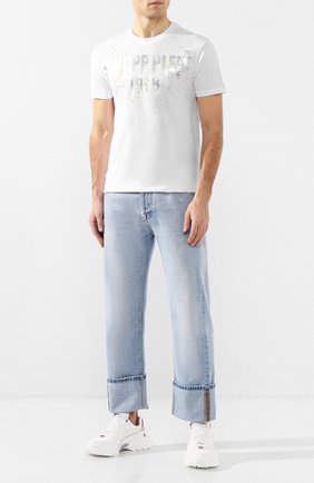 Мужская хлопковая футболка PHILIPP PLEIN белого цвета по цене 27200 руб., арт. S20C MTK4269 PJY002N | Фото 2 Мужская хлопковая футболка PHILIPP PLEIN белого цвета, арт. S20C MTK4269 PJY002N | Фото 2
