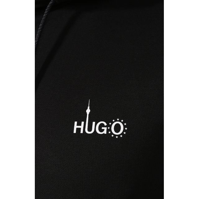 Хлопковое худи Hugo 10693337