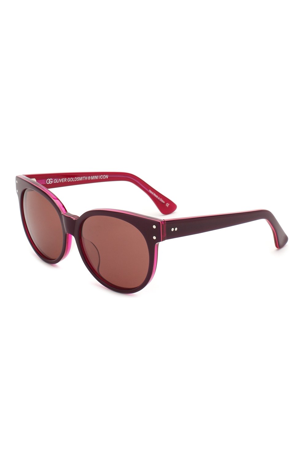 Детские солнцезащитные очки OLIVER GOLDSMITH красного цвета, арт. BALK0 | Фото 1