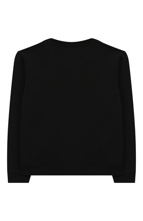 Детский хлопковый свитшот EMPORIO ARMANI черного цвета по цене 8430 руб., арт. 3H4M61/1J36Z | Фото 2 Детский хлопковый свитшот EMPORIO ARMANI черного цвета, арт. 3H4M61/1J36Z | Фото 2