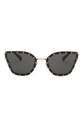 Женские солнцезащитные очки VALENTINO черного цвета по цене 23000 руб., арт. 2028-300387 | Фото 3 Женские солнцезащитные очки VALENTINO черного цвета, арт. 2028-300387 | Фото 3