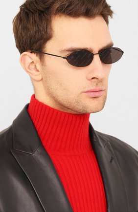 Женские солнцезащитные очки BALENCIAGA черного цвета по цене 23150 руб., арт. BB0055 001 | Фото 3 Женские солнцезащитные очки BALENCIAGA черного цвета, арт. BB0055 001 | Фото 3