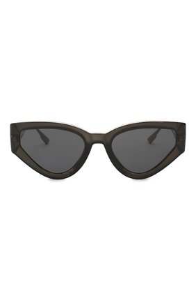Женские солнцезащитные очки DIOR темно-серого цвета по цене 32000 руб., арт. CATSTYLEDI0R1 KB7 | Фото 3 Женские солнцезащитные очки DIOR темно-серого цвета, арт. CATSTYLEDI0R1 KB7 | Фото 3