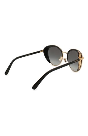 Женские солнцезащитные очки JIMMY CHOO черного цвета по цене 29950 руб., арт. GABBY/F 2M2 | Фото 4 Женские солнцезащитные очки JIMMY CHOO черного цвета, арт. GABBY/F 2M2 | Фото 4