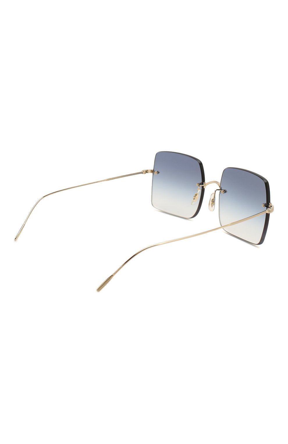Женские солнцезащитные очки OLIVER PEOPLES темно-синего цвета по цене 23000 руб., арт. 1268S-503519 | Фото 4 Женские солнцезащитные очки OLIVER PEOPLES темно-синего цвета, арт. 1268S-503519 | Фото 4
