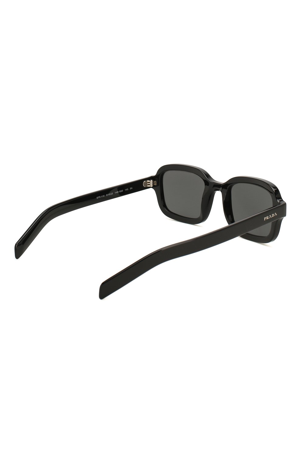 Женские солнцезащитные очки PRADA черного цвета по цене 0 руб., арт. 11XS-1AB5S0 | Фото 5 Женские солнцезащитные очки PRADA черного цвета, арт. 11XS-1AB5S0 | Фото 5 (Региональные ограничения белый список (Axapta Mercury): RU; Тип очков: С/з; Статус проверки: Проверена категория; Оптика Гендер: оптика-женское; Очки форма: Прямоугольные)