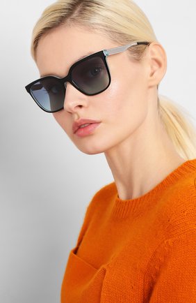 Женские солнцезащитные очки TIFFANY & CO. бирюзового цвета по цене 22300 руб., арт. 4165-82749S | Фото 2 Женские солнцезащитные очки TIFFANY & CO. бирюзового цвета, арт. 4165-82749S | Фото 2