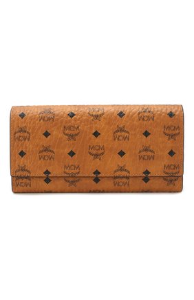 Женские кошелек MCM коричневого цвета по цене 24200 руб., арт. MYL 8SVI48 | Фото 1 Женские кошелек MCM коричневого цвета, арт. MYL 8SVI48 | Фото 1