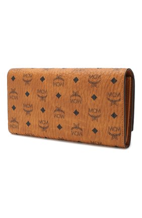 Женские кошелек MCM коричневого цвета по цене 24200 руб., арт. MYL 8SVI48 | Фото 2 Женские кошелек MCM коричневого цвета, арт. MYL 8SVI48 | Фото 2