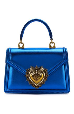 Женский сумка devotion small DOLCE & GABBANA синего цвета по цене 91950 руб., арт. BB6711/A1016 | Фото 1 Женский сумка devotion small DOLCE & GABBANA синего цвета, арт. BB6711/A1016 | Фото 1