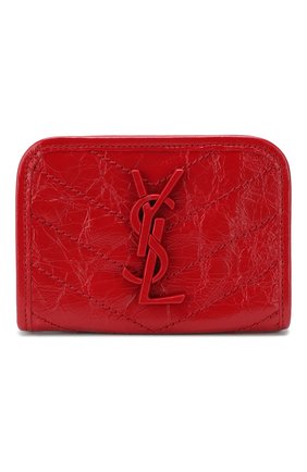 Женские кожаное портмоне SAINT LAURENT красного цвета по цене 31800 руб., арт. 583557/0EN04 | Фото 1 Женские кожаное портмоне SAINT LAURENT красного цвета, арт. 583557/0EN04 | Фото 1