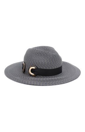 Женская шляпа GIORGIO ARMANI серого цвета, арт. 797303/0P503 | Фото 1 (Материал: Текстиль, Синтетический материал, Пластик)