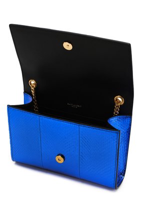 Женская сумка monogram kate SAINT LAURENT темно-синего цвета по цене 156000 руб., арт. 469390/LZA0J | Фото 4 Женская сумка monogram kate SAINT LAURENT темно-синего цвета, арт. 469390/LZA0J | Фото 4