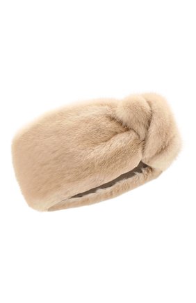 Женская повязка из меха норки FURLAND бежевого цвета по цене 24200 руб., арт. 0227800110139600941 | Фото 1 Женская повязка из меха норки FURLAND бежевого цвета, арт. 0227800110139600941 | Фото 1