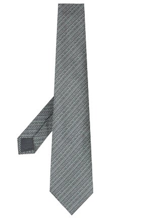 Мужской шелковый галстук ERMENEGILDO ZEGNA зеленого цвета по цене 15850 руб., арт. Z7D87/1UM | Фото 2 Мужской шелковый галстук ERMENEGILDO ZEGNA зеленого цвета, арт. Z7D87/1UM | Фото 2