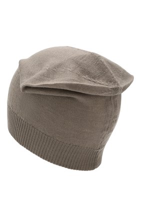 Мужская шерстяная шапка RICK OWENS серого цвета по цене 14900 руб., арт. RU20S7494/M | Фото 2 Мужская шерстяная шапка RICK OWENS серого цвета, арт. RU20S7494/M | Фото 2