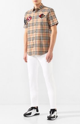 Мужские текстильные кроссовки cross chainer VERSACE черного цвета по цене 47600 руб., арт. DSU7349/D23TG | Фото 2 Мужские текстильные кроссовки cross chainer VERSACE черного цвета, арт. DSU7349/D23TG | Фото 2