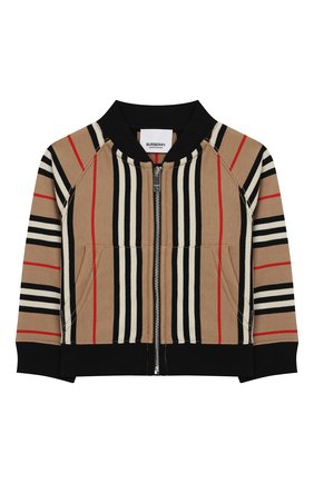 Детский хлопковый кардиган BURBERRY разноцветного цвета по цене 13200 руб., арт. 8022710 | Фото 1 Детский хлопковый кардиган BURBERRY разноцветного цвета, арт. 8022710 | Фото 1