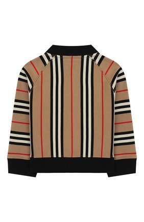 Детский хлопковый кардиган BURBERRY разноцветного цвета по цене 13200 руб., арт. 8022710 | Фото 2 Детский хлопковый кардиган BURBERRY разноцветного цвета, арт. 8022710 | Фото 2