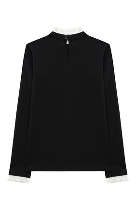 Детская водолазка PHILOSOPHY DI LORENZO SERAFINI KIDS черного цвета по цене 11850 руб., арт. PJTS15/JE08/UH026/S-M | Фото 2 Детская водолазка PHILOSOPHY DI LORENZO SERAFINI KIDS черного цвета, арт. PJTS15/JE08/UH026/S-M | Фото 2 (Рукава: Длинные; Кросс-КТ: водолазка; Материал внешний: Вискоза; Статус проверки: Проверена категория; Ростовка одежда: 8 лет | 128 см)