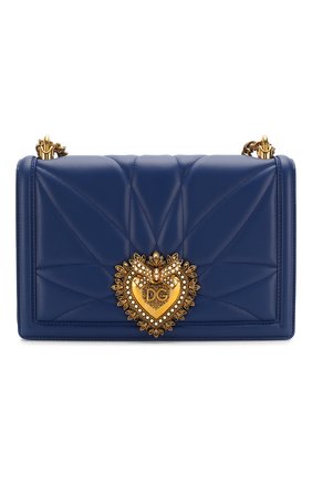 Женская сумка devotion medium DOLCE & GABBANA синего цвета по цене 139500 руб., арт. BB6651/AV967 | Фото 1 Женская сумка devotion medium DOLCE & GABBANA синего цвета, арт. BB6651/AV967 | Фото 1