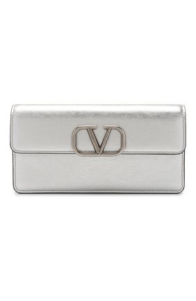 Женские кошелек valentino garavani vsling на цепочке VALENTINO серебряного цвета по цене 52535 руб., арт. TW2P0S93/PJW | Фото 1 Женские кошелек valentino garavani vsling на цепочке VALENTINO серебряного цвета, арт. TW2P0S93/PJW | Фото 1