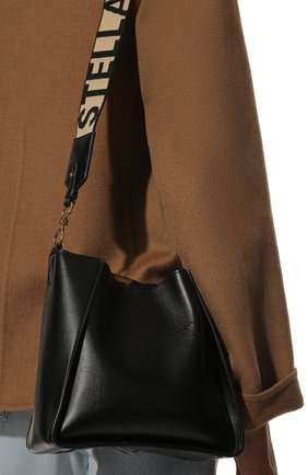 Женская сумка stella logo mini STELLA MCCARTNEY черного цвета по цене 58800 руб., арт. 700073/W8542 | Фото 2 Женская сумка stella logo mini STELLA MCCARTNEY черного цвета, арт. 700073/W8542 | Фото 2