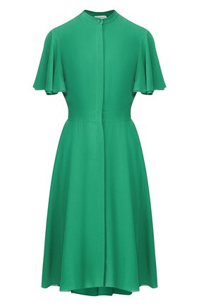 Женское шелковое платье ALEXANDER MCQUEEN хаки цвета по цене 166000 руб., арт. 605280/QBAAF | Фото 1 Женское шелковое платье ALEXANDER MCQUEEN хаки цвета, арт. 605280/QBAAF | Фото 1