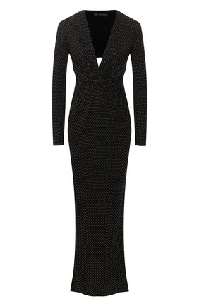 Женское платье VERSACE черного цвета по цене 250500 руб., арт. A85798/A227759 | Фото 1 Женское платье VERSACE черного цвета, арт. A85798/A227759 | Фото 1