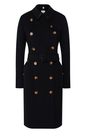 Женское кашемировое пальто kensington BURBERRY темно-синего цвета по цене 192000 руб., арт. 8023356 | Фото 1 Женское кашемировое пальто kensington BURBERRY темно-синего цвета, арт. 8023356 | Фото 1