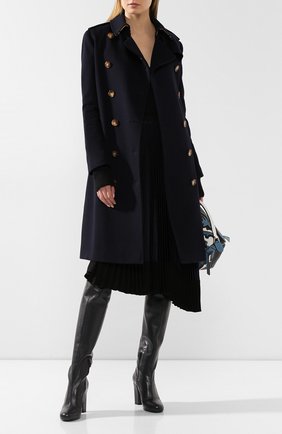 Женское кашемировое пальто kensington BURBERRY темно-синего цвета по цене 192000 руб., арт. 8023356 | Фото 2 Женское кашемировое пальто kensington BURBERRY темно-синего цвета, арт. 8023356 | Фото 2