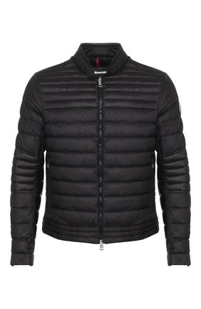 Мужской пуховый бомбер MONCLER черного цвета по цене 66600 руб., арт. F1-091-1A100-00-C0451 | Фото 1 Мужской пуховый бомбер MONCLER черного цвета, арт. F1-091-1A100-00-C0451 | Фото 1