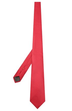 Мужской шелковый галстук CANALI красного цвета по цене 9575 руб., арт. 18/HJ02611 | Фото 2 Мужской шелковый галстук CANALI красного цвета, арт. 18/HJ02611 | Фото 2