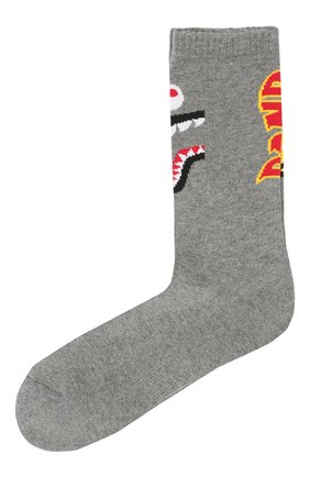 Мужские носки BAPE серого цвета по цене 2485 руб., арт. 1F70183001 | Фото 1 Мужские носки BAPE серого цвета, арт. 1F70183001 | Фото 1